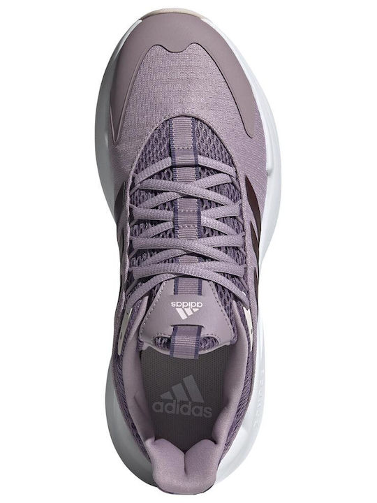 Adidas Alphaedge Γυναικεία Αθλητικά Παπούτσια Running Μωβ