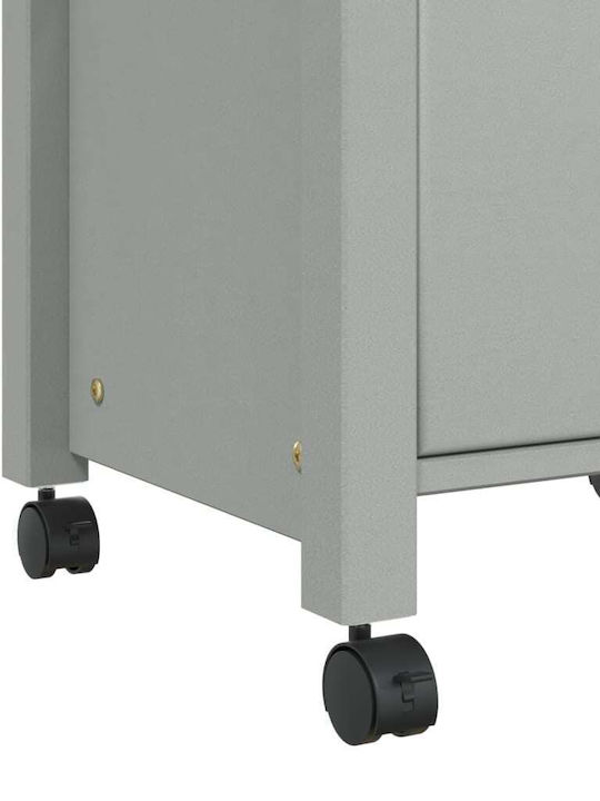 vidaXL Ραφιέρα Κουζίνας Ξύλινη 4 Θέσεων Ροζ 48x40x90cm