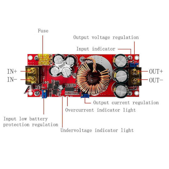 Haitronic HS3592 Converter DC/DC Step-Down Boost Module 1500w