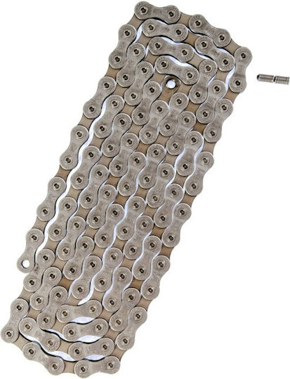 Shimano Cn-hg53 Αλυσίδα Ποδηλάτου 9 Ταχυτήτων 116L Ασημί