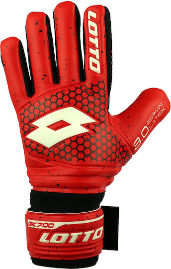 Lotto GK700 II Goalkeeper Gloves Adults Red