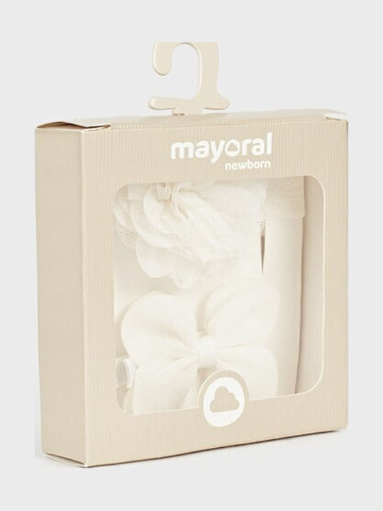 Mayoral Kids Hair Band Set with Bobby Pins White 2pcs