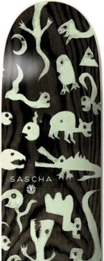 Element Sascha Creatures 8.25" Skateboard Kurzboard Buntes