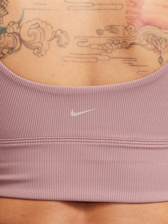 Dri-Fit Zenvy Femei Atletic Sutien sport Maroon cu umplutură