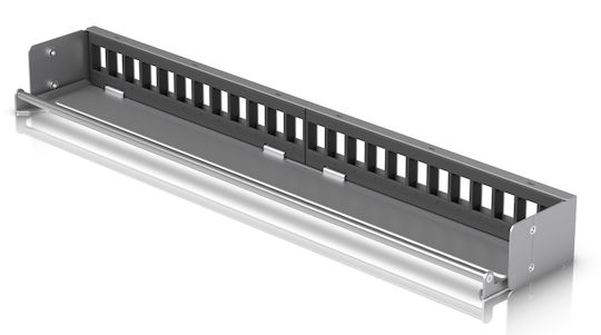 Ubiquiti Blank Keystone Patch Panel Patch Panel Keystone για Rack 1U 19" 24 Θυρών cat6 Μαύρο