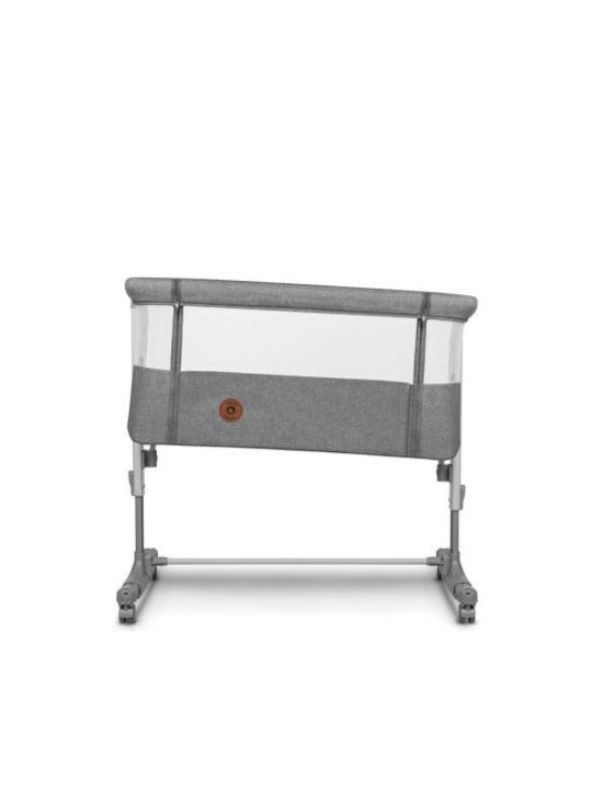 Lionelo Cradle Aurora with Mattress, Side Opening, and Wheels Beige Sand