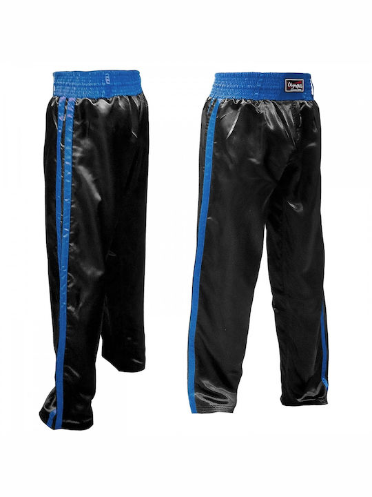 Olympus Sport Adults Kick Boxing Trousers Μαύρο/Άσπρο
