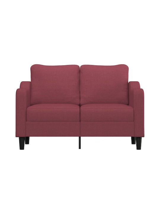 Διθέσιος Καναπές Μπορντό 138x77x80εκ. 359357