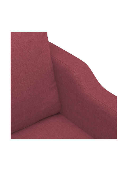 Διθέσιος Καναπές Μπορντό 138x77x80εκ. 359357