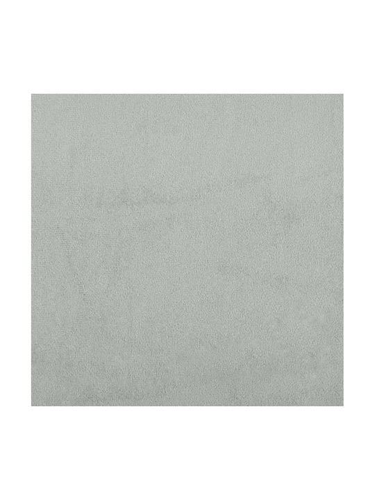 Doppelsitzer Sofa Samt Light Grey 138x77x80cm