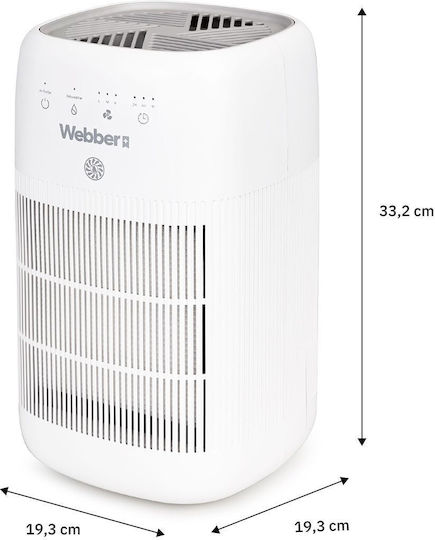 Webber DEQ10 Dehumidifier with Compressor and Wi-Fi 0.75lt