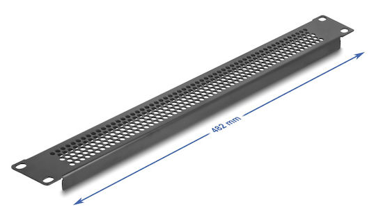 DeLock Patch Panel για Rack 1U 19" Μαύρο
