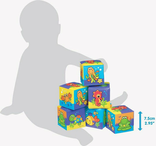 Playgro Играчка за баня за 6++ месеца 6бр