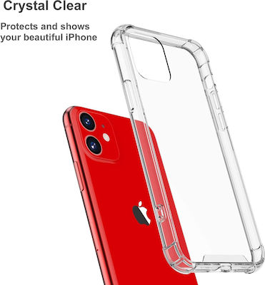 Techsuit Shockproof Clear Back Cover Σιλικόνης Διάφανο (iPhone 12 mini)