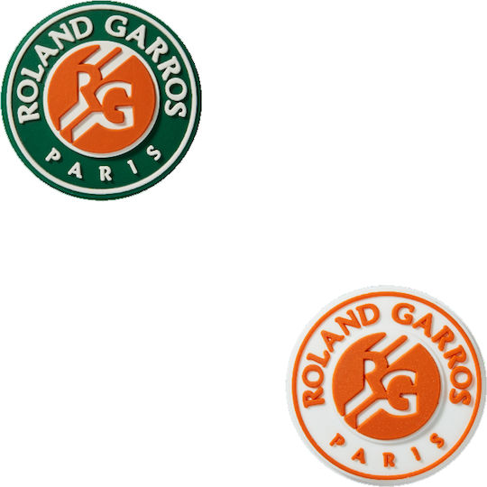 Wilson Roland Garros WR8438801 Tennis Racket Vibration Dampener in White Color 2pcs