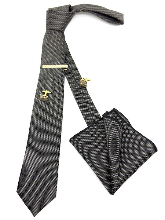 Legend Accessories Herren Krawatten Set Gedruckt in Grün Farbe