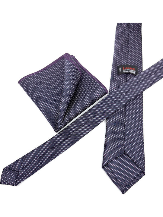 Legend Accessories Set de Cravată pentru Bărbați Tipărit în Culorea Violet