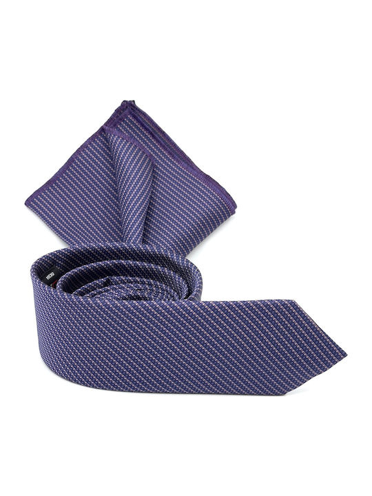 Legend Accessories Herren Krawatten Set Gedruckt in Blau Farbe