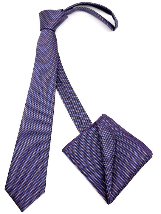 Legend Accessories Herren Krawatten Set Gedruckt in Blau Farbe