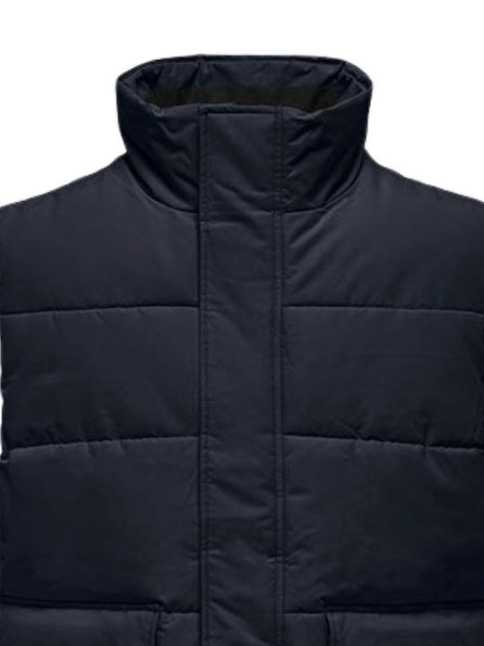 Sleeveless Winter Jacket Puffer Dark Navy