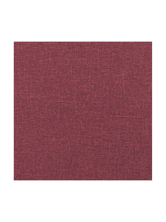 Dreisitzer Sofa Wine Red 198x77x80cm