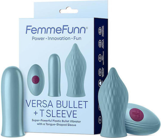 FemmeFunn Δονητής Bullet 20.3cm Γαλάζιος