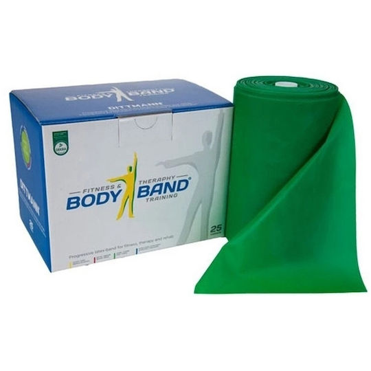 Body Concept Widerstandsbänder Loop Schwer Grünes 25m