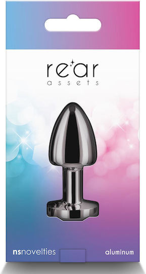 Ns Novelties Rear Assets Πρωκτική Σφήνα Petite Small Gunmetal Rainbow