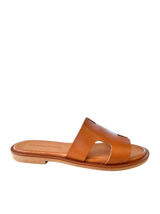 Sandale Casual Damă Din Piele Tabac Maro