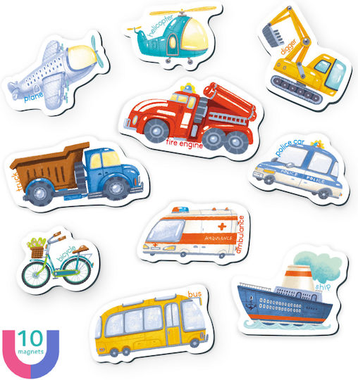 Dodo Magnetic Construction Toy Learn Transport for Children 3+ Years