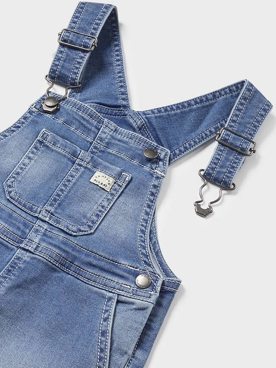 Kinderjeans-Latzhose Rot