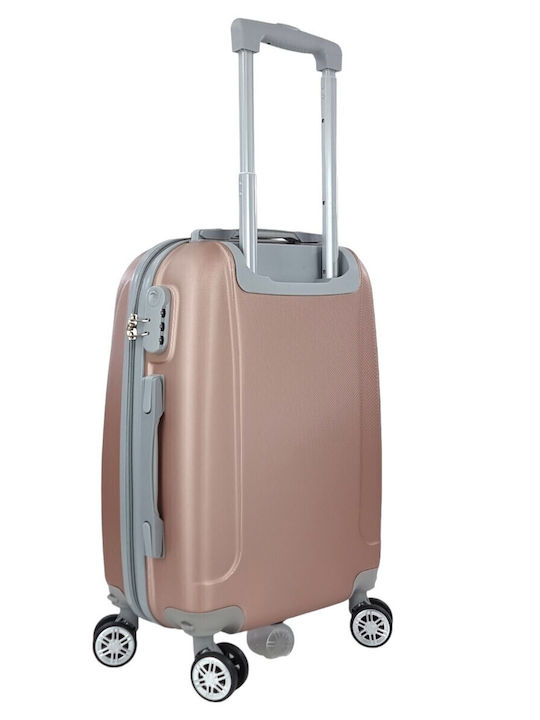 Ormi Reisekoffer Hart Rose Gold mit 4 Rädern Höhe 55cm