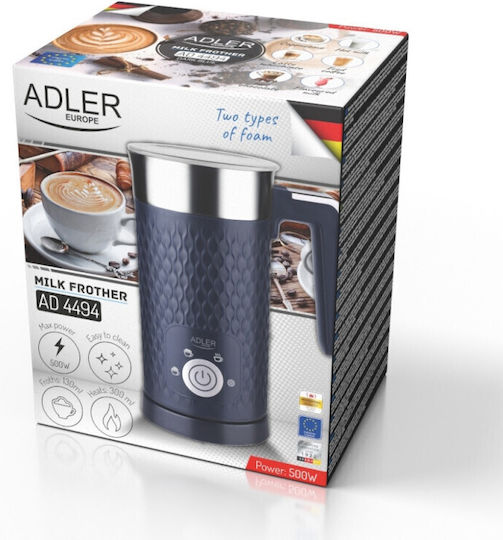 Adler Device for Hot & Cold Milk Froth with Non-stick Coating 300ml