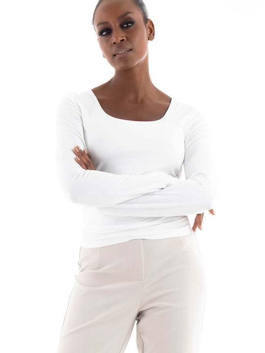 Only Women's Blouse Long Sleeve White