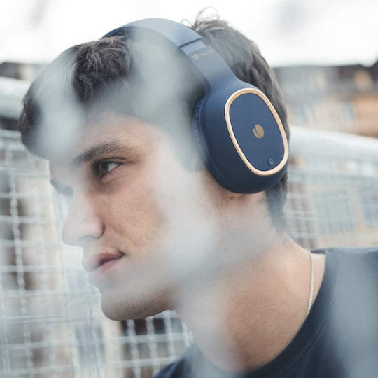 NGS Micro Artica Sloth Fără fir / Cu fir On Ear Căști cu 10 ore de Funcționare Pride Blue