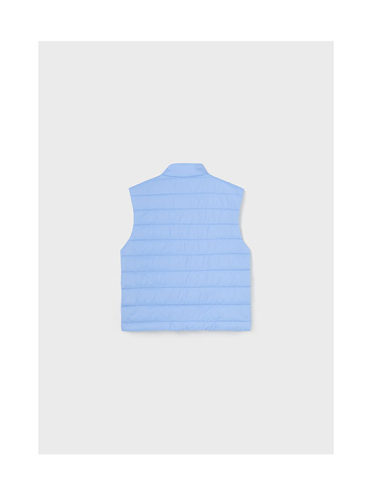 Mayoral Kids Casual Jacket Sleeveless Light Blue