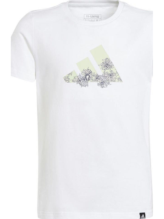 Kids' T-shirt White Training Graphic