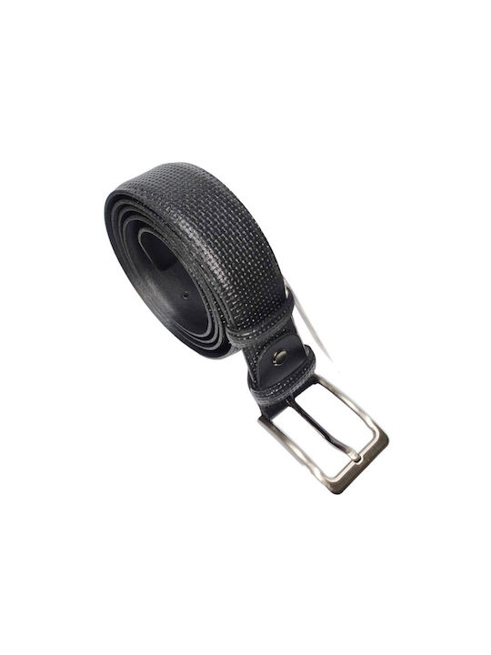 Gk Shoes Men's Belt Black