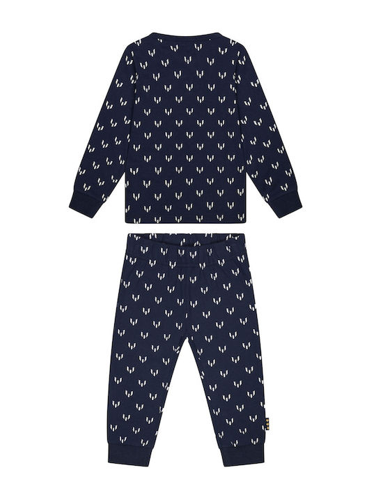 Messi Kids' Pajamas Winter Navy Blue