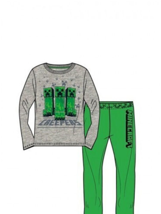 Minecraft Kids Pajamas Green