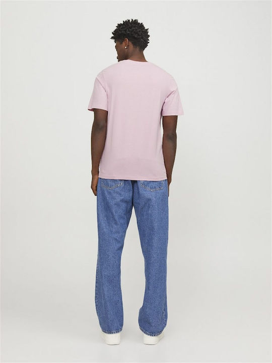 Jack & Jones Men's Short Sleeve Blouse Pink