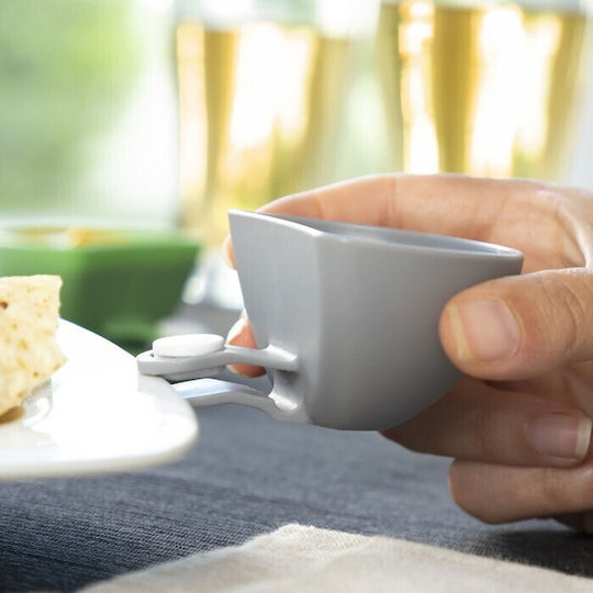 InnovaGoods Cliperitive Μπωλ Σερβιρίσματος Στρογγυλό Πλαστικό Κίτρινο με Διάμετρο 7.5εκ. 4τμχ
