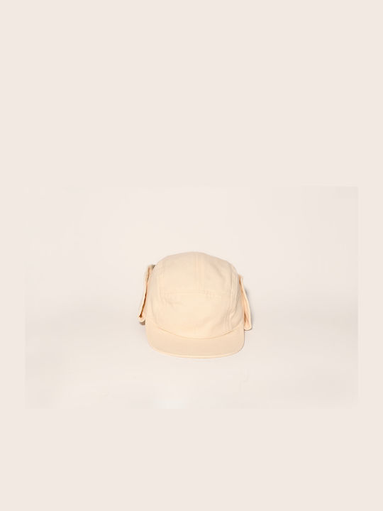 KiETLA Kids' Hat Jockey Fabric Sunscreen Beige