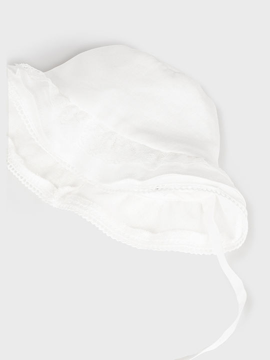 Mayoral Kids' Hat Fabric White
