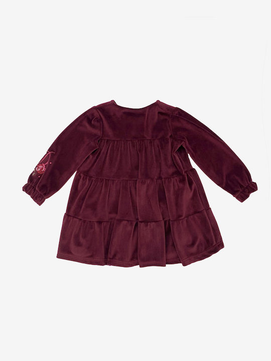 Domer Mädchen Kleid Bordeaux