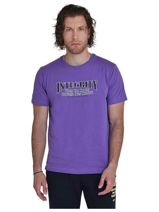 T-shirt Μωβ