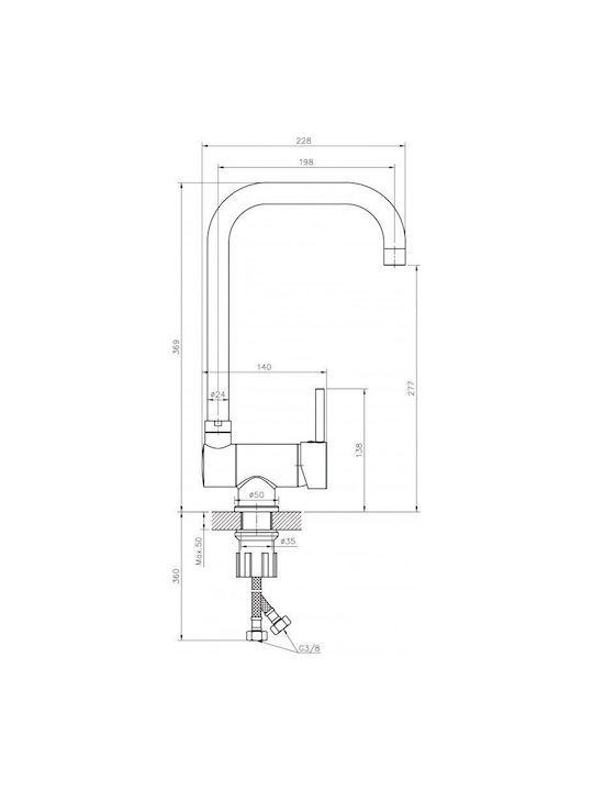 Inter Ceramic Alpaca ICSETICF71921747119ICK8060A16R Drop-In Мивка Десен Inox Ш80xД60см Сребрист