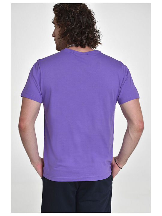 Target Bluza Bărbătească cu Mânecă Scurtă Violet