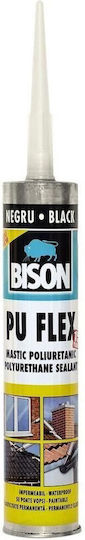 Bison Σφραγιστική Σιλικόνη Πολυουρεθάνης Μαύρη 300ml