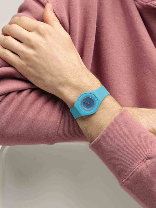 Swatch Radiantly Uhr mit Batteriewerk